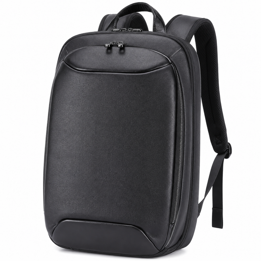 Black Leather Backpack