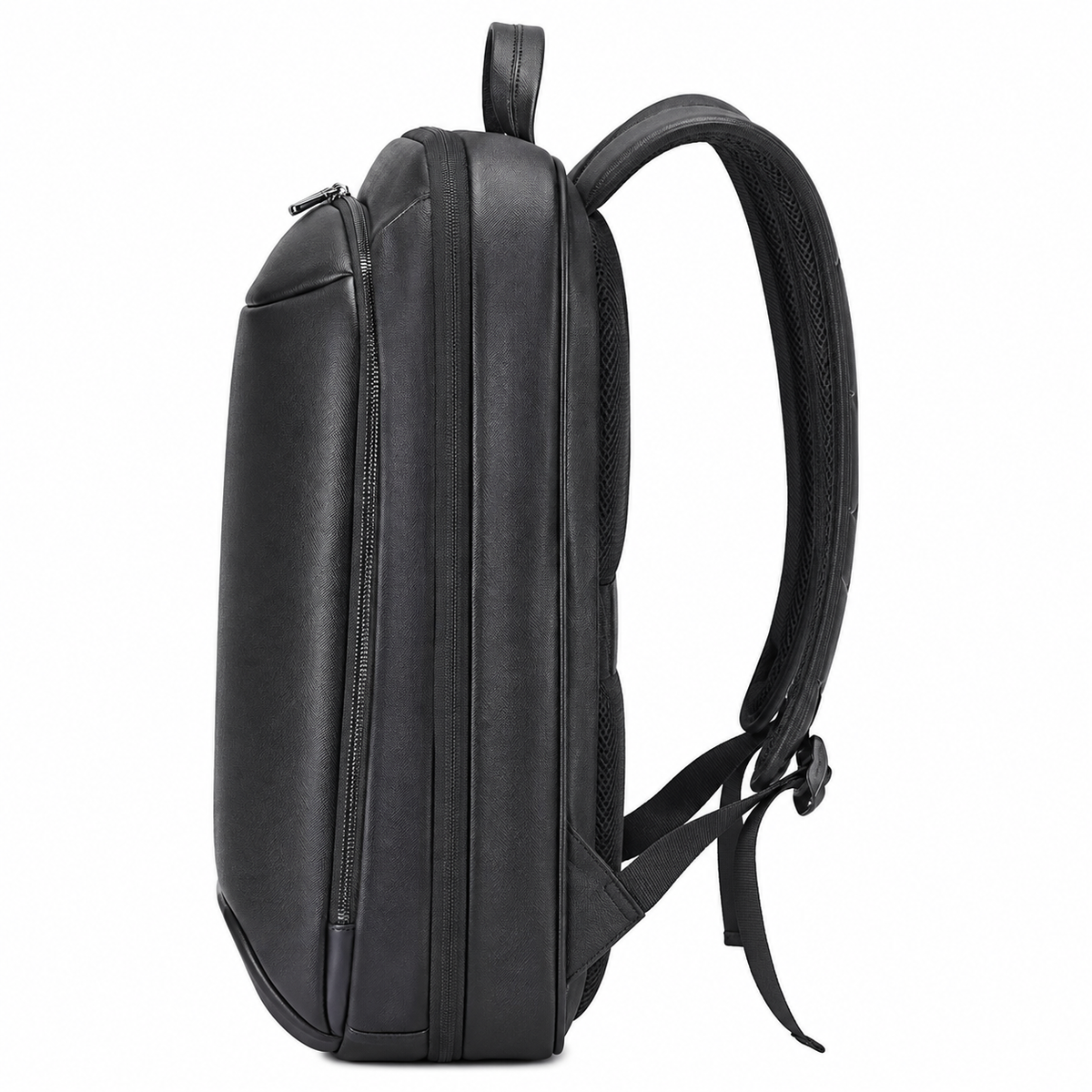 Black Leather Backpack