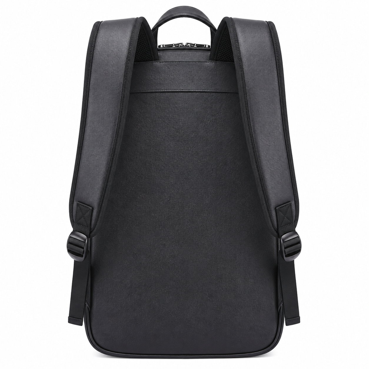 Black Leather Backpack