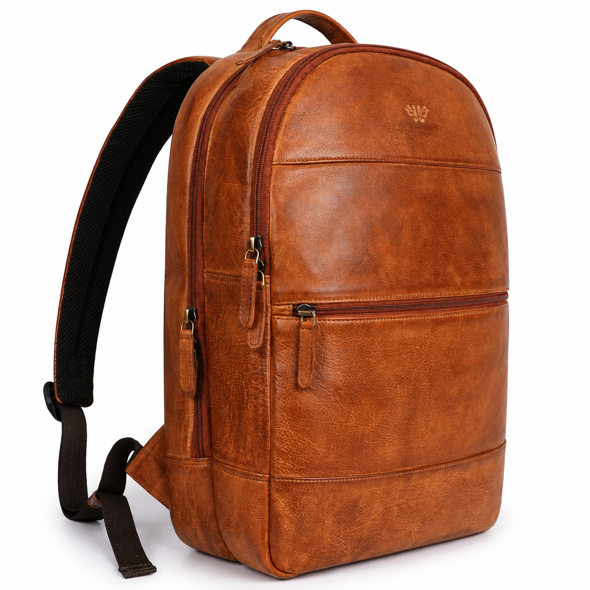 Brown Leather Backpack