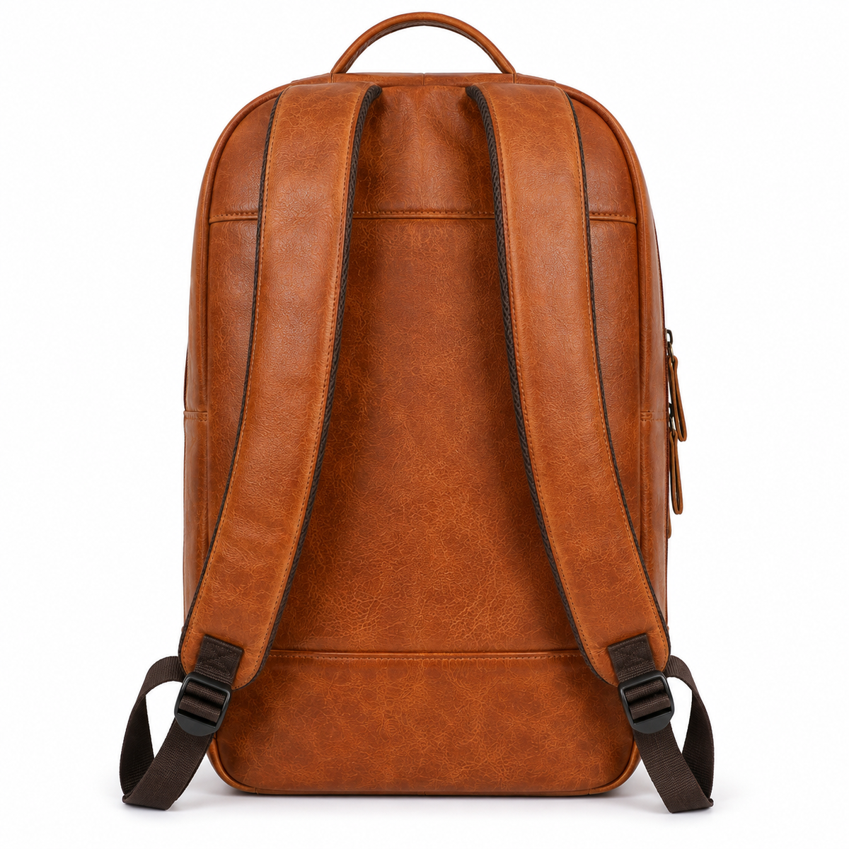 Brown Leather Backpack