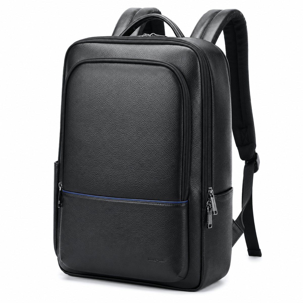 Men’s Black Leather Backpack