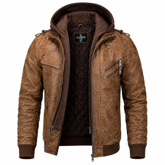 Men’s Brown Leather Jacket